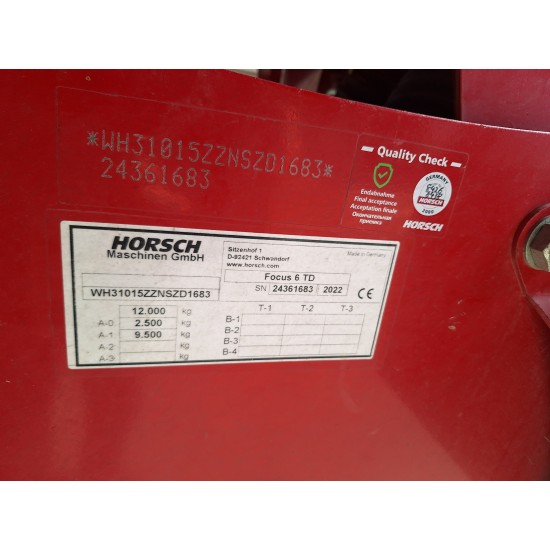 Prikabinama sėjamoji Horsch Focus 6 TD 2022m 24361683