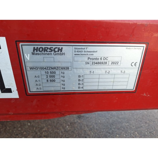 Prikabinama sėjamoji Horsch Pronto 6 DC 2022m 23486928